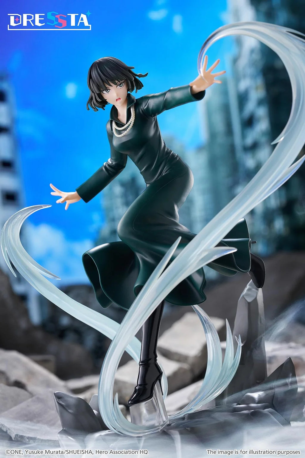 Dressta Statue Figure One-Punch Man Hellish Blizzard