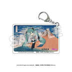Katsushika Hokusai x Hatsune Miku Clear Acrylic Keychain Boxset