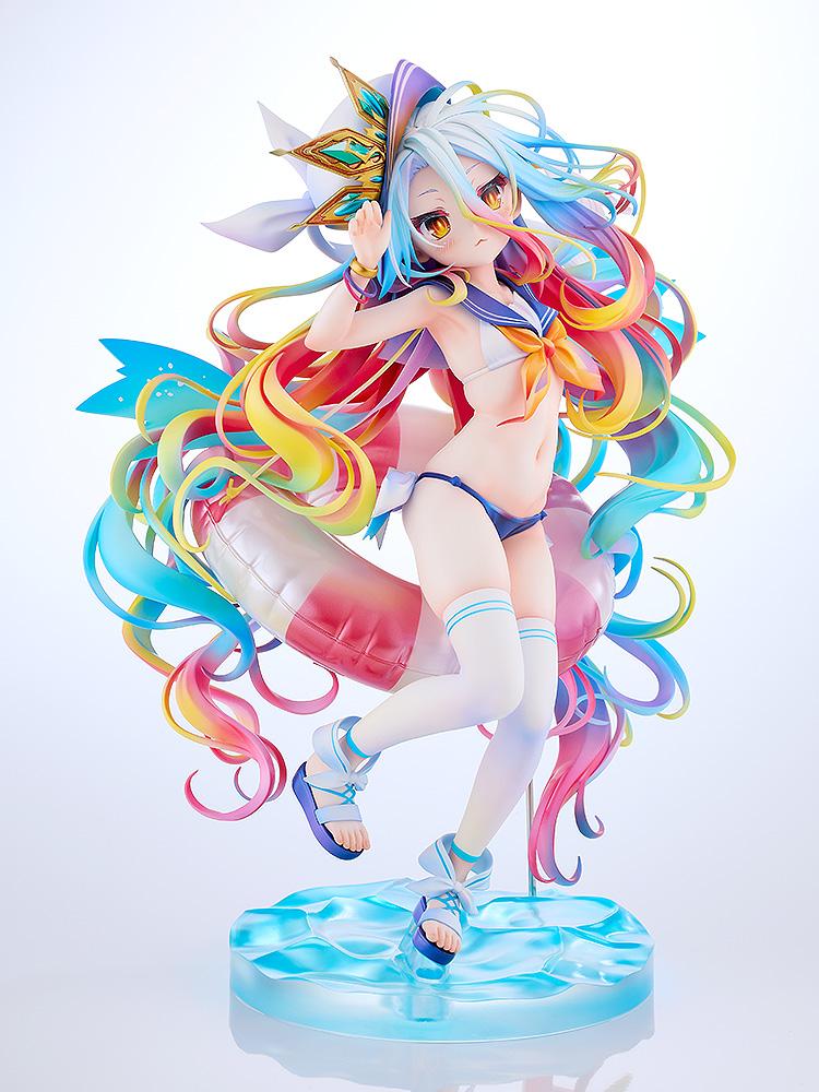 No Game No Life Shiro: Sailor-Style Swimsuit Ver. 1/7 Scale Figure