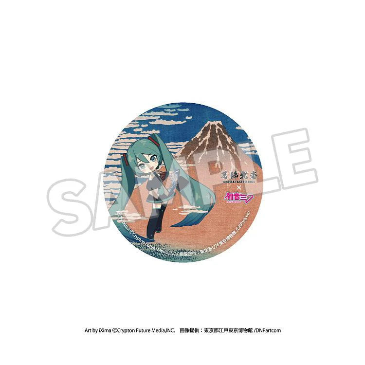 Katsushika Hokusai x Hatsune Miku Pinback Button Boxset
