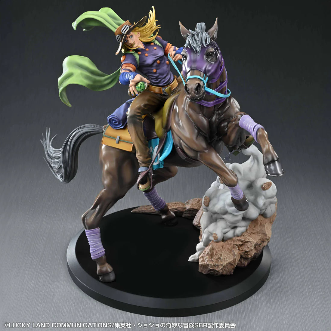 Super Figure Art Collection Jojo's Bizarre Adventure: Steel Ball Run Gyro Zeppeli & Valkyrie
