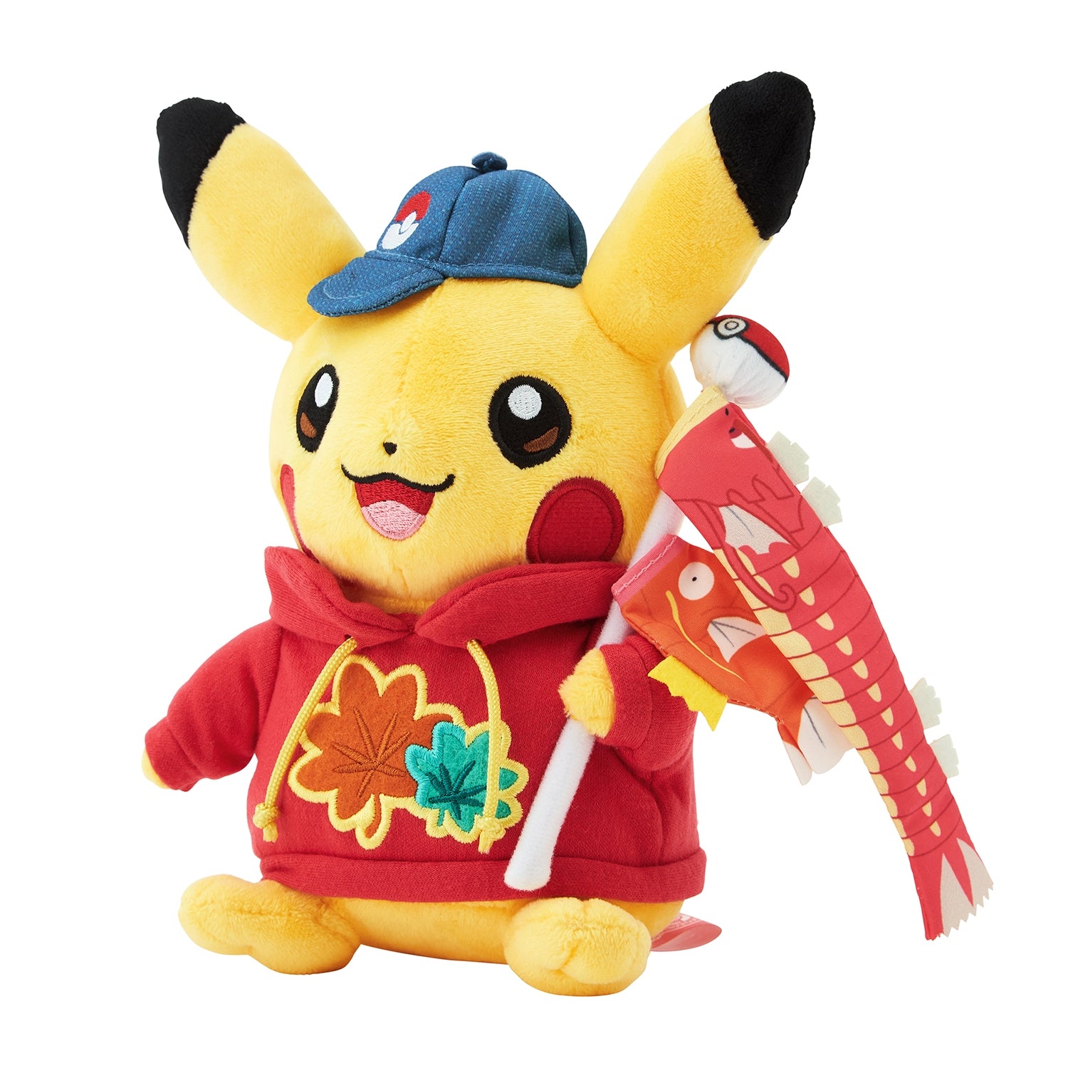 Pokémon Center Hiroshima R Plush Pikachu and Pokemon Flag