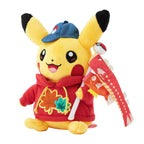 Pokémon Center Hiroshima R Plush Pikachu and Pokemon Flag