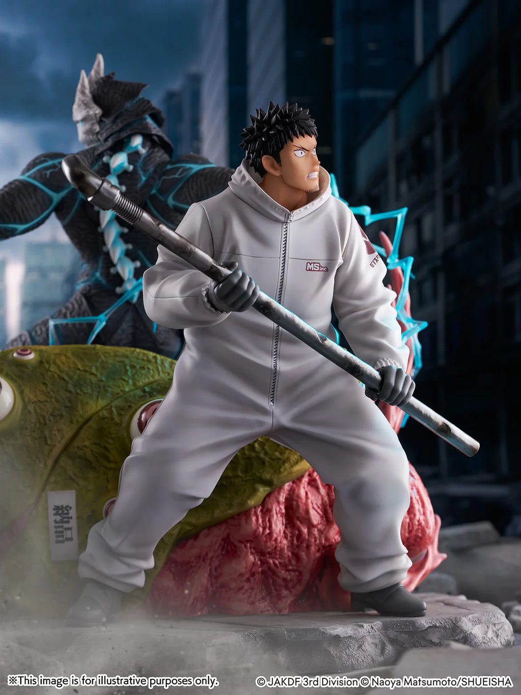 Kaiju No. 8 Kafka Hibino & Kaiju No. 8 1/7 Scale Shibuya Scramble Figure