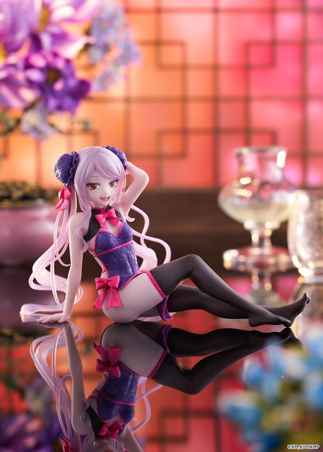 Desktop Cute Figure Overlord Shalltear: Chinese Dress Ver.