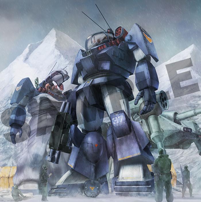 Combat Armors Max 11 Fang of the Sun Dougram Soltic HT128 Big Foot 1/72 Scale Model Kit (Re-run)