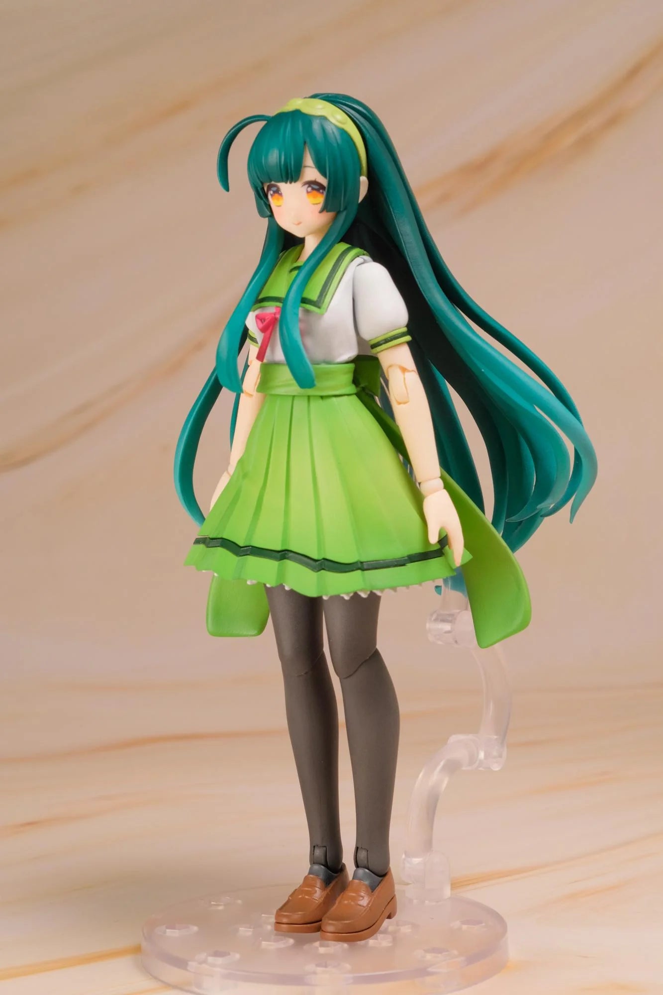 Plafia Tohoku Zunko/Zundamon Project Tohoku Zunko 1/12 Scale Plastic Model Kit Mini Figure Included Set