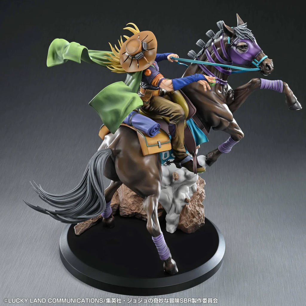 Super Figure Art Collection Jojo's Bizarre Adventure: Steel Ball Run Gyro Zeppeli & Valkyrie
