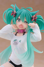 Hatsune Miku: Cat Ear T-Shirt Ver. Desktop Cute Figure