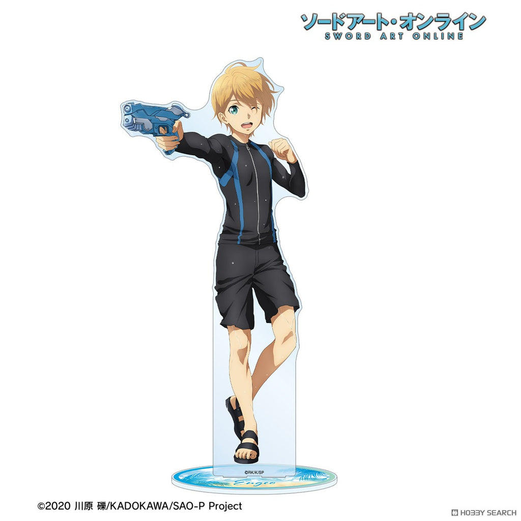 Sword Art Online Newly Drawn Eugeo Water Gun Battle Ver. Extra Large Acrylic Stand