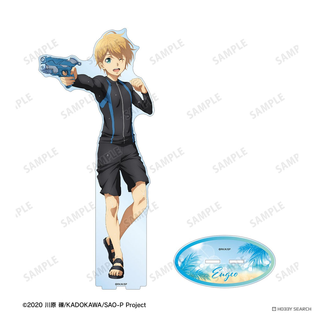 Sword Art Online Newly Drawn Eugeo Water Gun Battle Ver. Extra Large Acrylic Stand