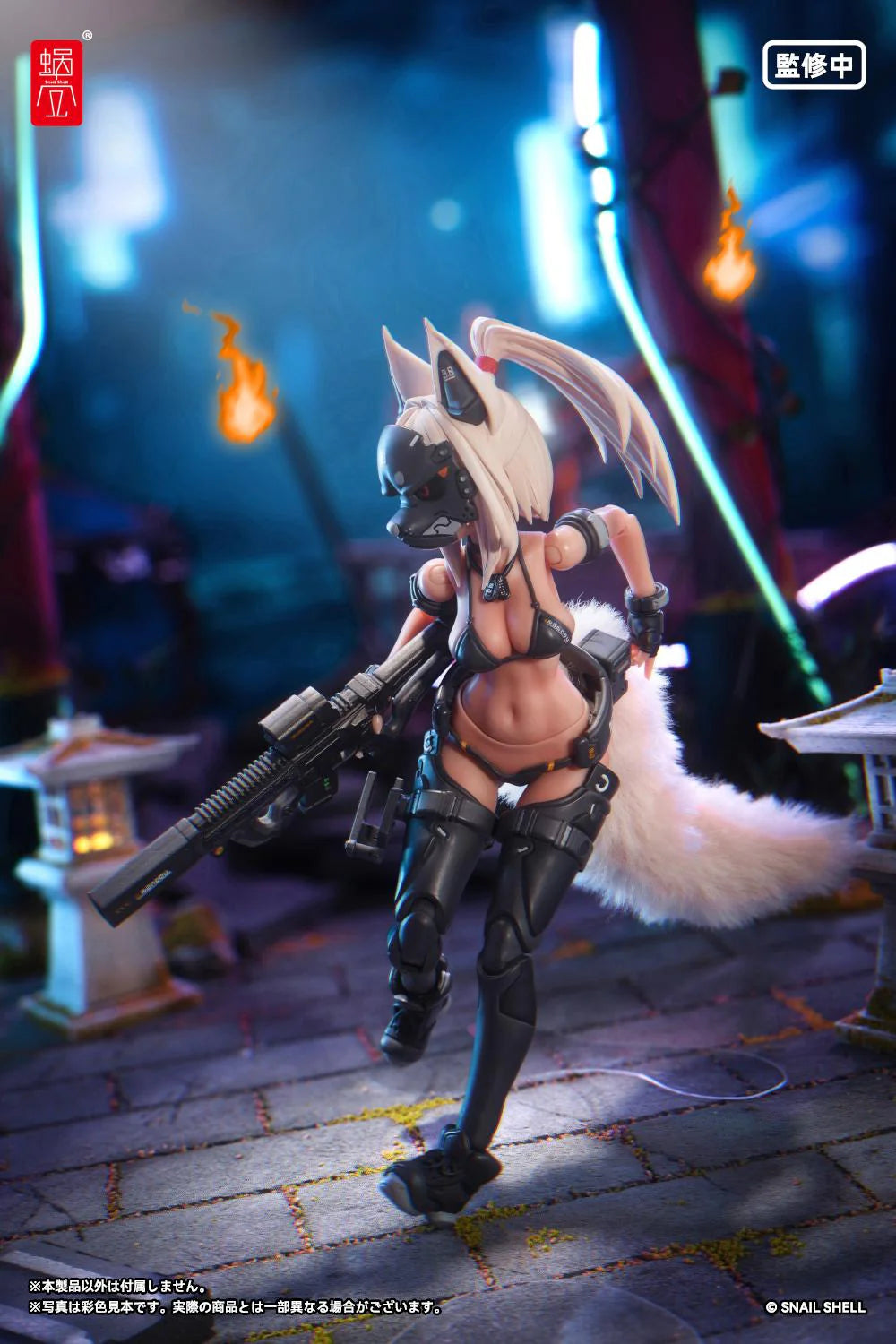 RA-04 Kitsunebi Senki Honoka (Swimsuit Ver.) 1/12 Scale Action Figure