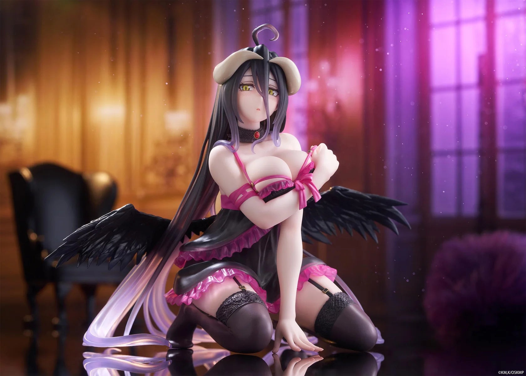 Overlord Albedo: Negligee Ver. Desktop Cute Figure