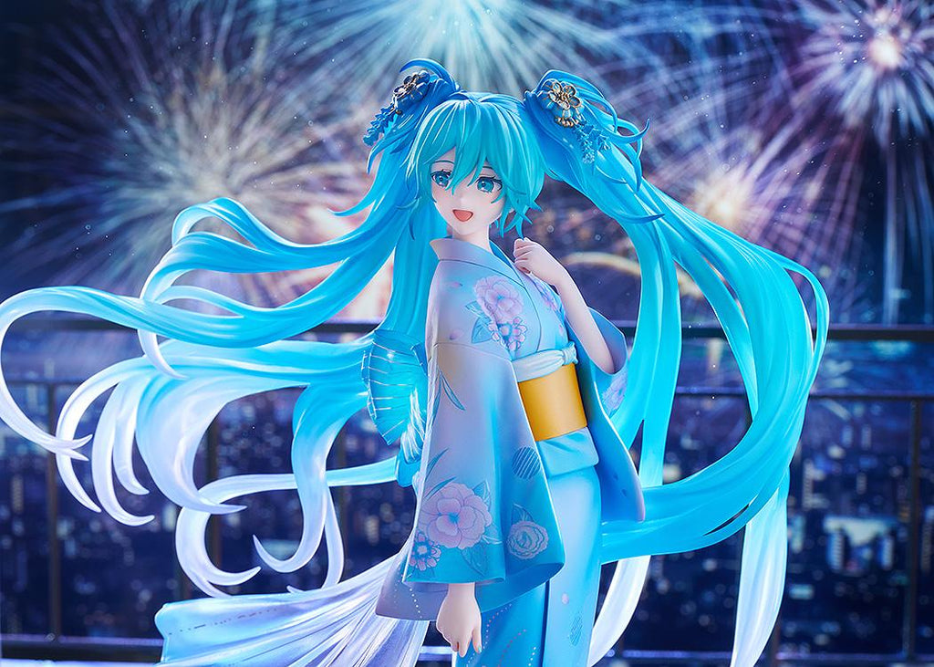 Hatsune Miku: Music & Fire Works Ver. 1/7 Scale Figure