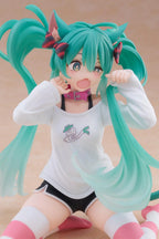Hatsune Miku: Cat Ear T-Shirt Ver. Desktop Cute Figure