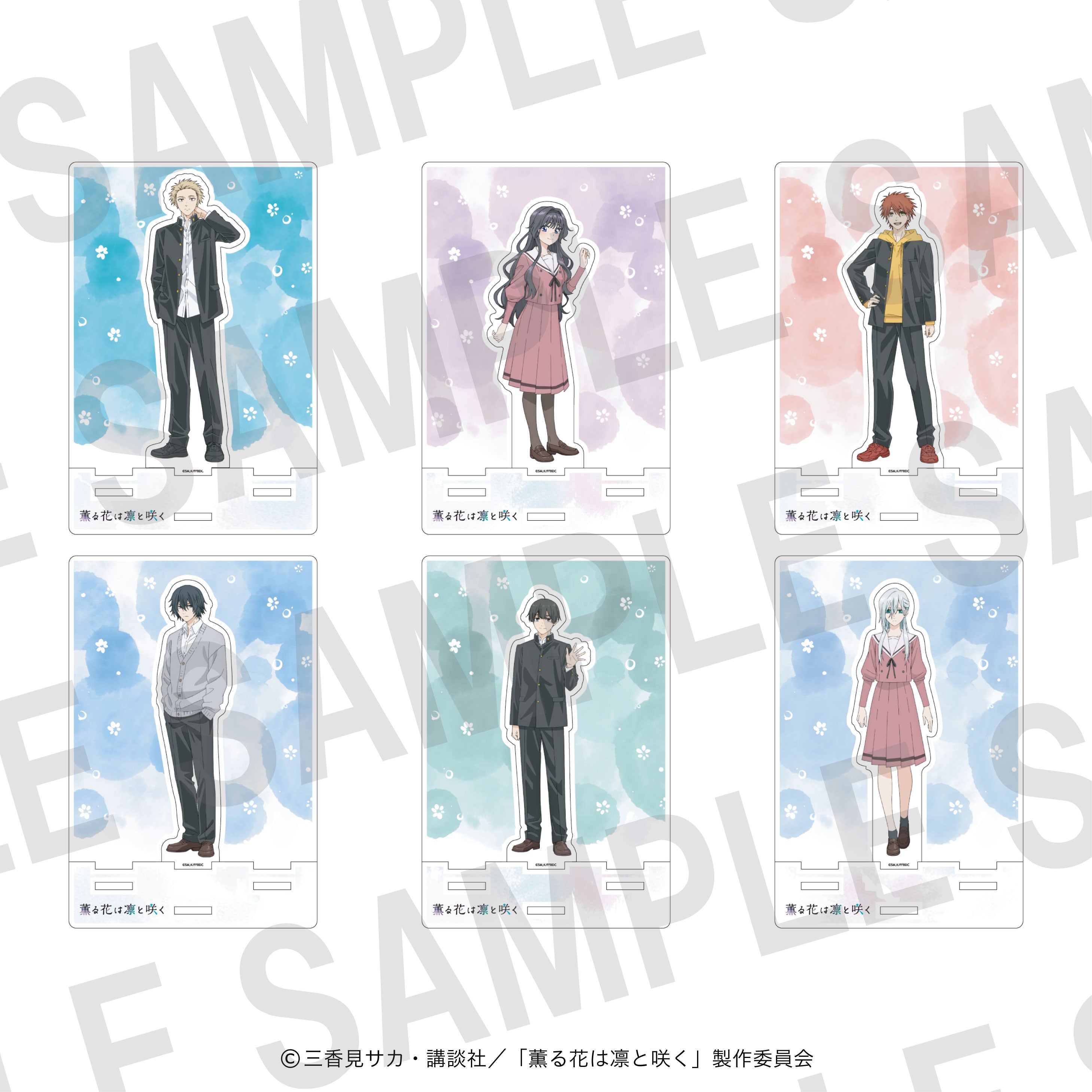 TV Anime "The Fragrant Flower Blooms with Dignity" x Bakudan-yaki Honpo Acrylic Panel Stand (6 types)