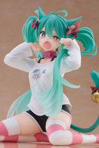 Hatsune Miku: Cat Ear T-Shirt Ver. Desktop Cute Figure