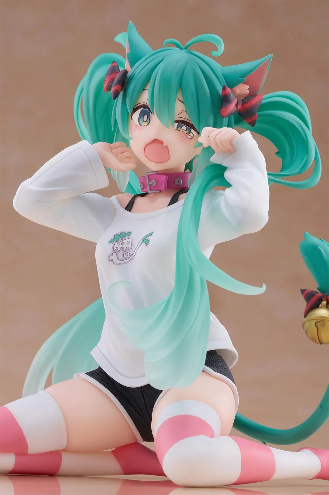 Hatsune Miku: Cat Ear T-Shirt Ver. Desktop Cute Figure