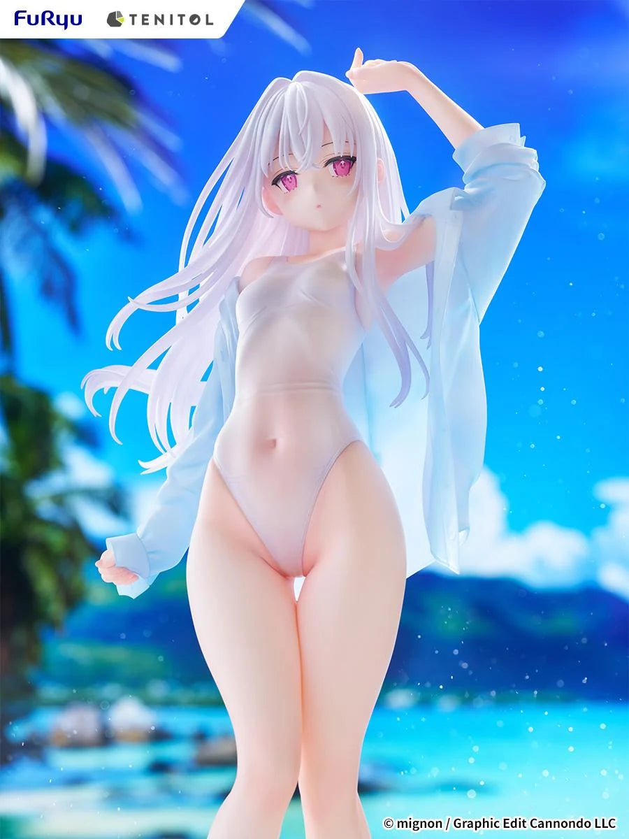 TENITOL TALL MIGNON WORKS shiro Swimsuit Ver. Non-Scale Figure