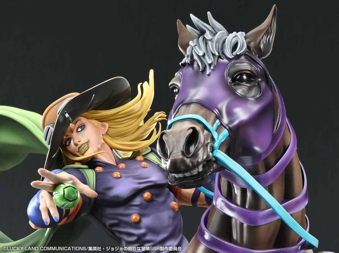 Super Figure Art Collection Jojo's Bizarre Adventure: Steel Ball Run Gyro Zeppeli & Valkyrie