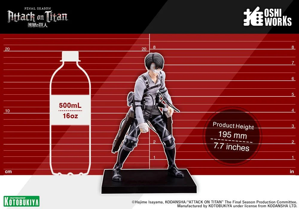 Oshi Works Attack on Titan Levi Ackerman: The Final Season Ver.