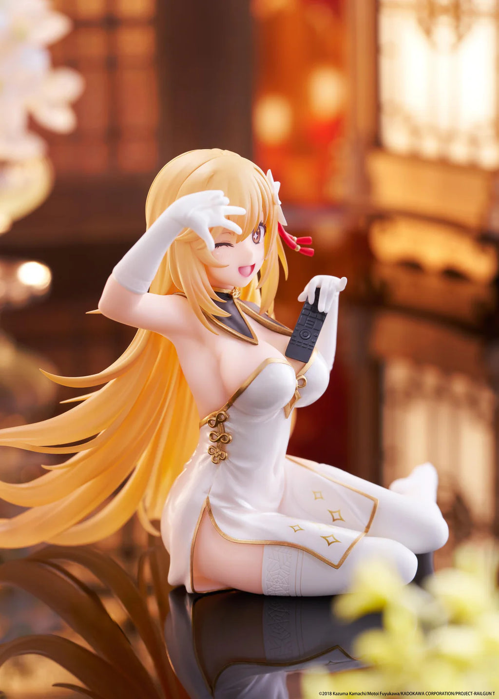 Desktop Cute Figure A Certain Scientific Railgun Misaki Shokuhou: Chinese Dress Ver.