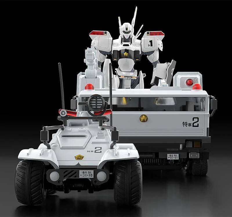 Mobile Police Patlabor Moderoid Type 98 Special Command Vehicle & Type 99 Special Labor Carrier Model Kit Set (2nd Reissue)