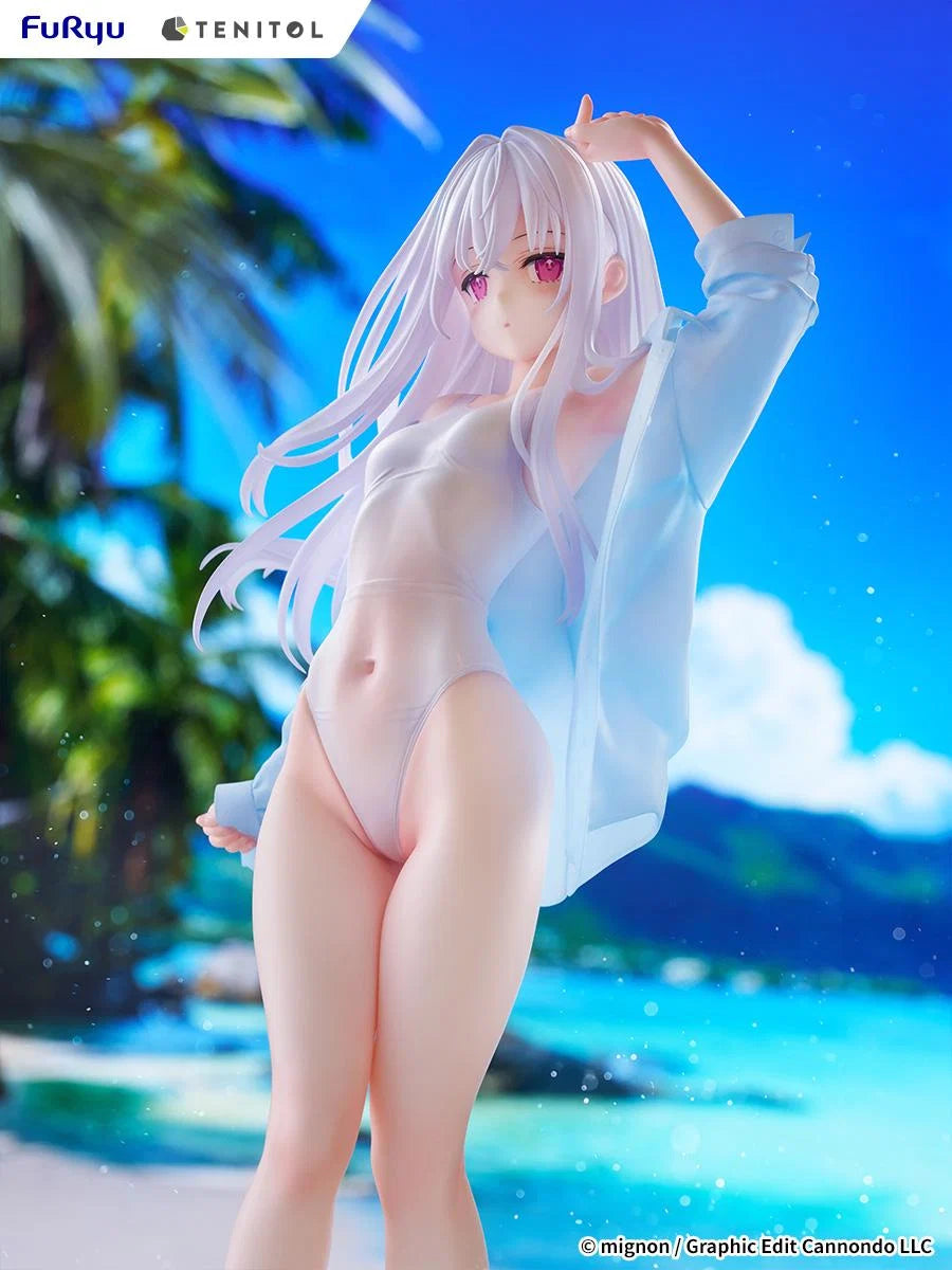TENITOL TALL MIGNON WORKS shiro Swimsuit Ver. Non-Scale Figure