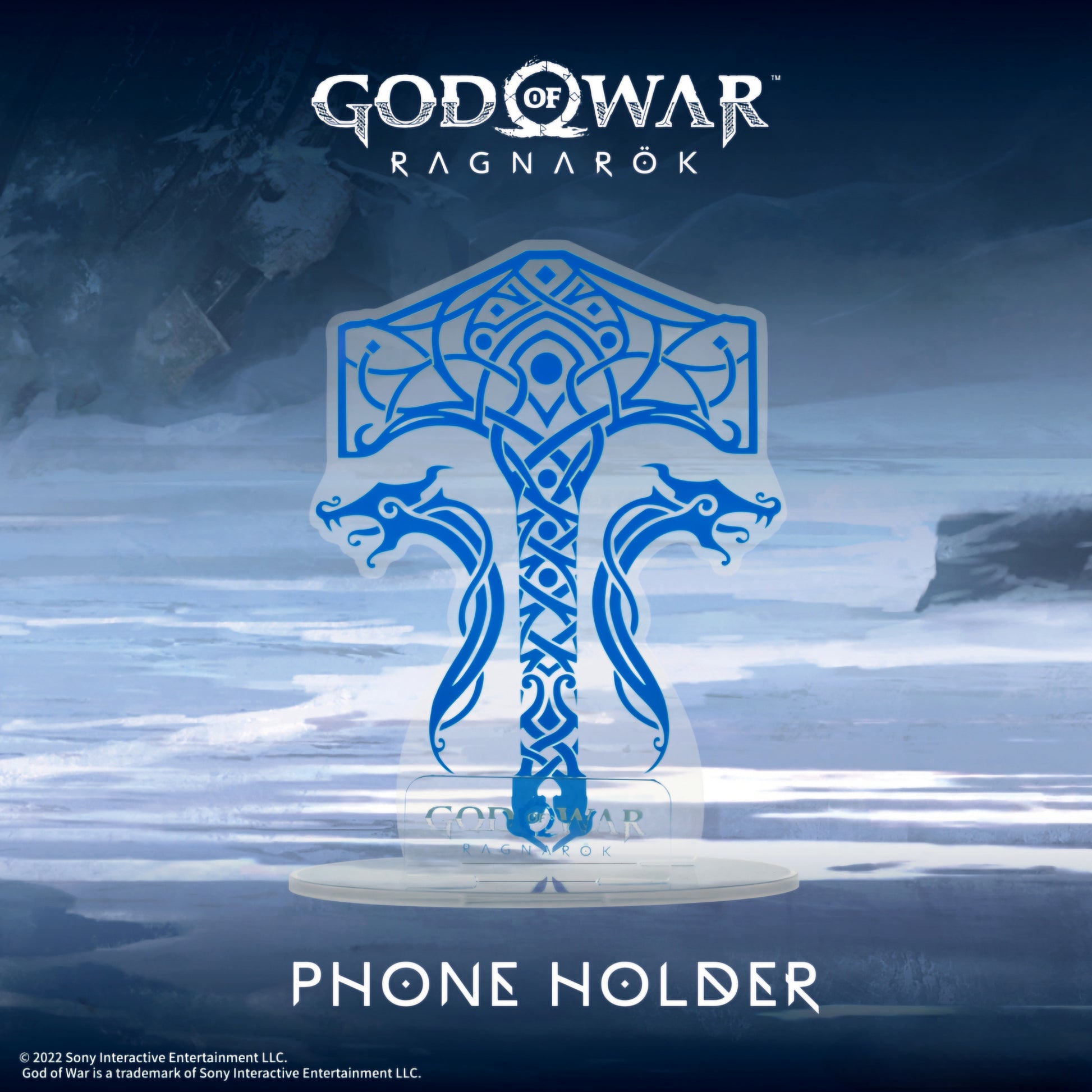 God of War Ragnarök Acrylic Smartphone Stand Holder