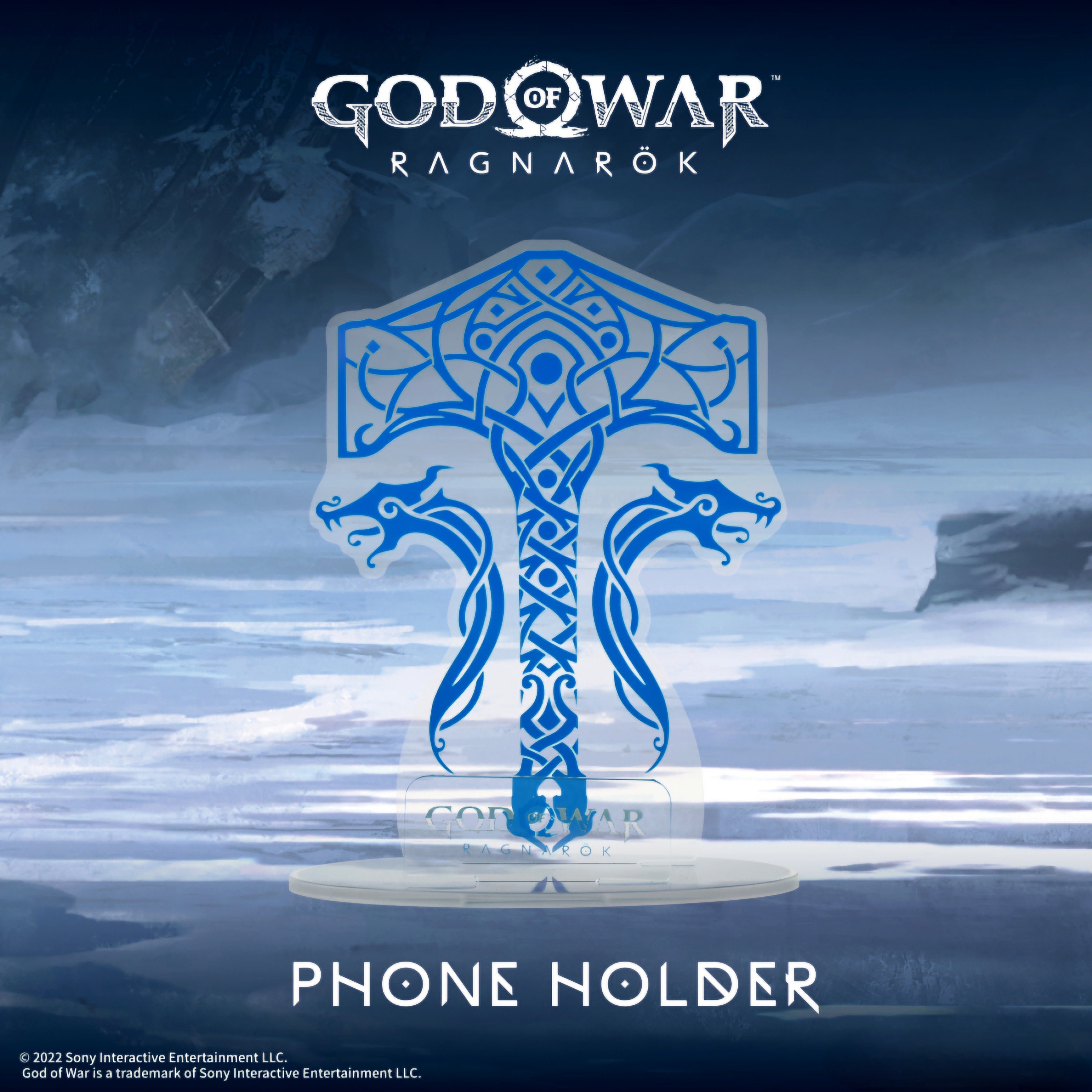 God of War Ragnarök Acrylic Smartphone Stand Holder