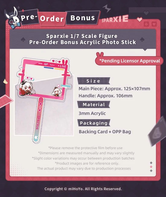 Honkai: Star Rail Sparxie Special Edition 1/7 Scale Figure w/ Bonus Sparxie Acrylic Photo Stick