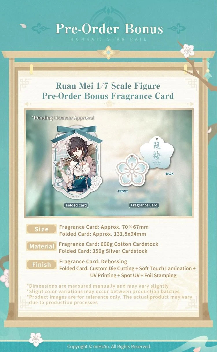 Honkai: Star Rail Ruan Mei Plumblossom Letter Ver. 1/7 Scale Figure