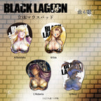 Black Lagoon Oppai 3D Mousepad B_Eda