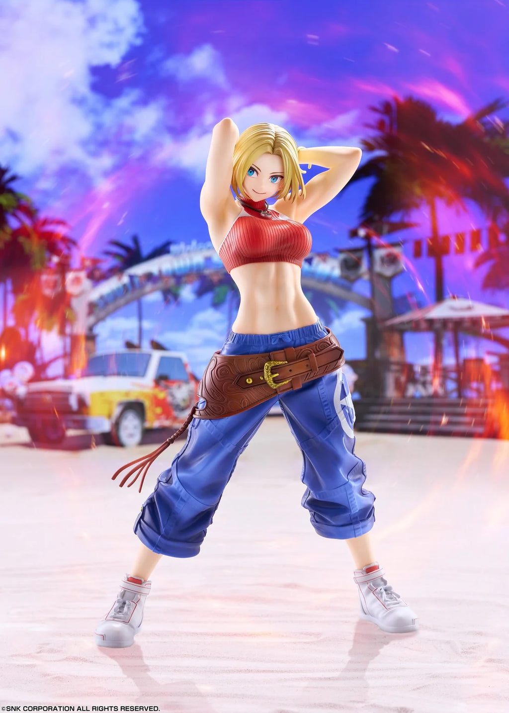 Fighting Girls Collection The King of Fighters XV Blue Mary 1/7 Scale Figure AmiAmi Limited Edition