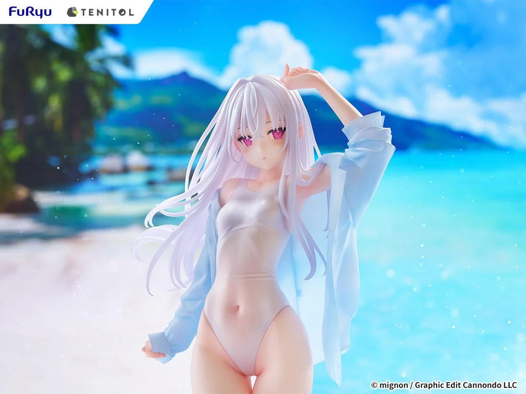 TENITOL TALL MIGNON WORKS shiro Swimsuit Ver. Non-Scale Figure