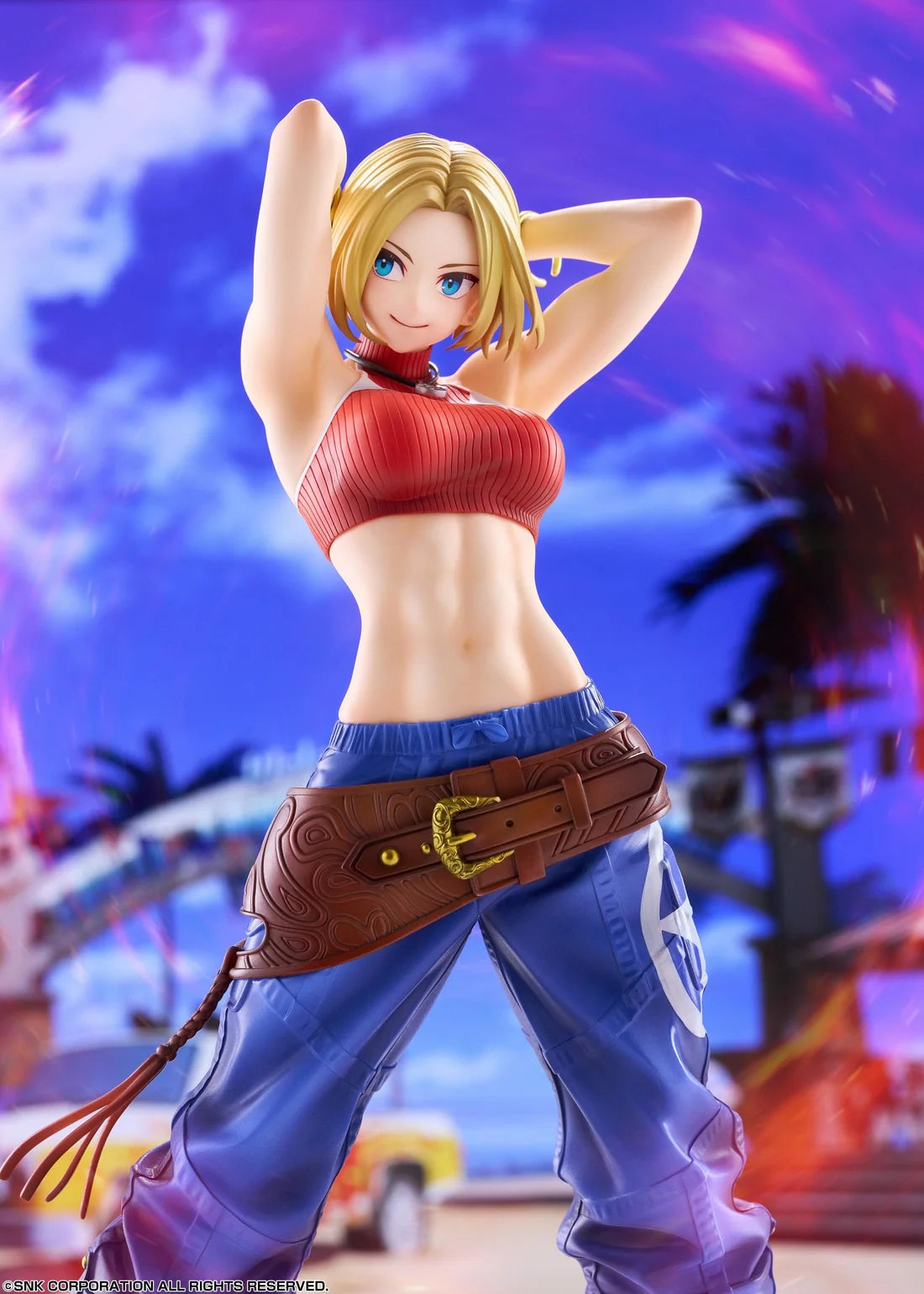 Fighting Girls Collection The King of Fighters XV Blue Mary 1/7 Scale Figure AmiAmi Limited Edition