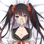 Date A Live V Tokisaki Kurumi (uniform ver.) Body Pillow Cover