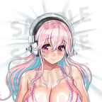 Super Sonico Dakimakura Cover (Babydoll) Official Illustration