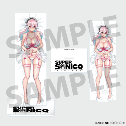 Super Sonico Acrylic Stand A (Baby Doll)