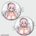 Super Sonico Can Badge Set (Baby Doll)