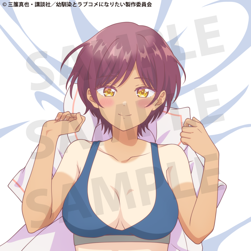You Can't Be In a Rom-Com with Your Childhood Friends! Body Pillow Cover Haru Hinata