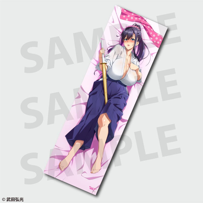Original Illustration by Hiromitsu Takeda: Haruna Amaya from "Maken-Ki!" Official Illustration Dakimakura Cover