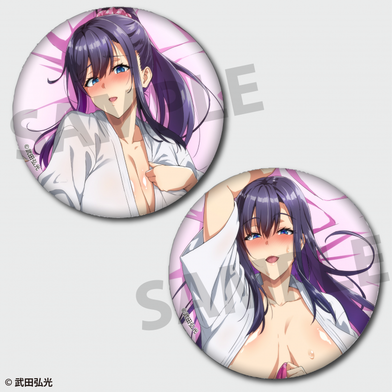 Original Illustration by Hiromitsu Takeda: Haruna Amaya from "Maken-Ki!" Can Badge Set