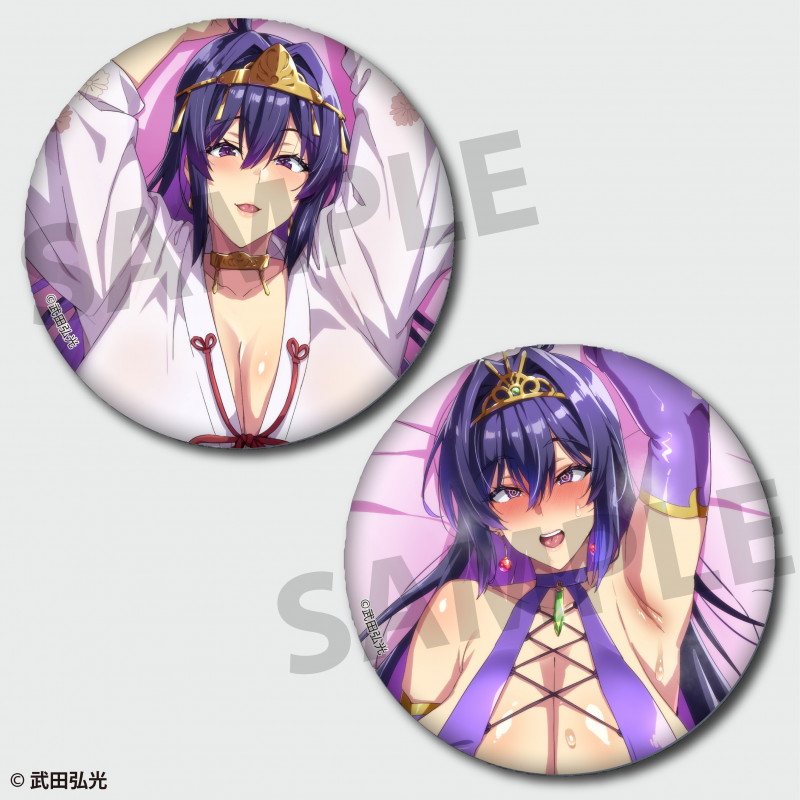 Original Illustration by Hiromitsu Takeda: Aki Nijou from "Maken-Ki!" Can Badge Set