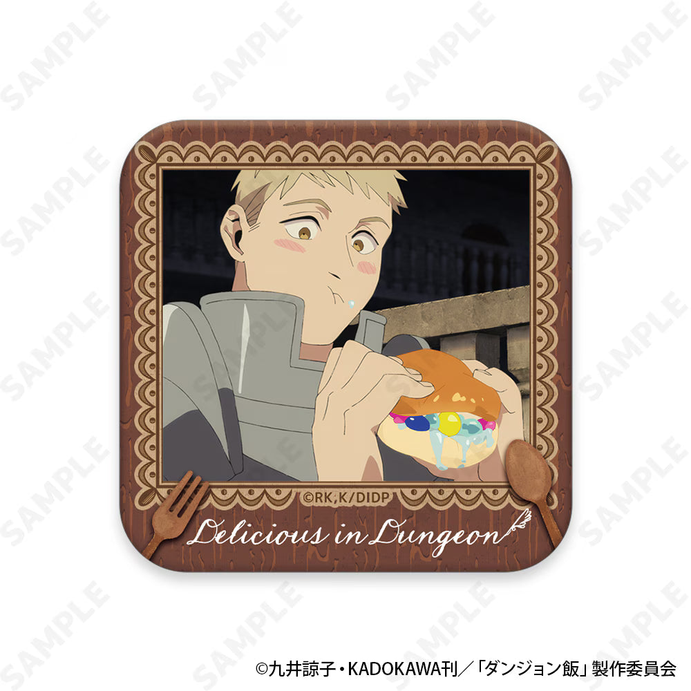 Delicious in Dungeon Trading Mogumogu Square Can Badge (Blind - 8 types)