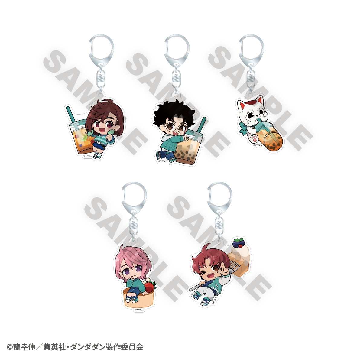 TV anime "Dandadan" x Bull Pulu Collaboration Trading Acrylic Keychain (5 types in total / randomly selected)