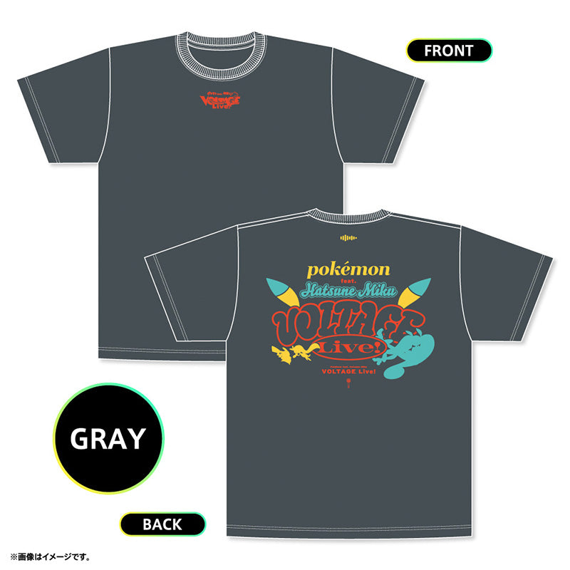 Pokémon feat. Hatsune Miku VOLTAGE Live! Designer T-shirt (2 variants)