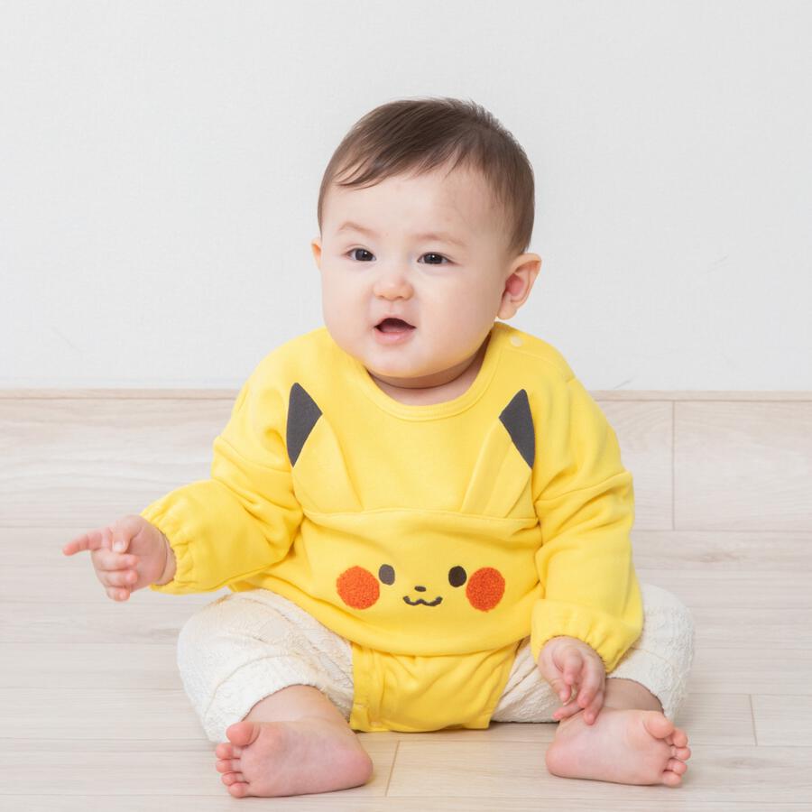 Monpoke Long Sleeve Romper with Pikachu Leggings