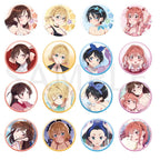 Rent-A-Girlfriend Swimsuit and Girlfriend 76mm Can Badge Collection