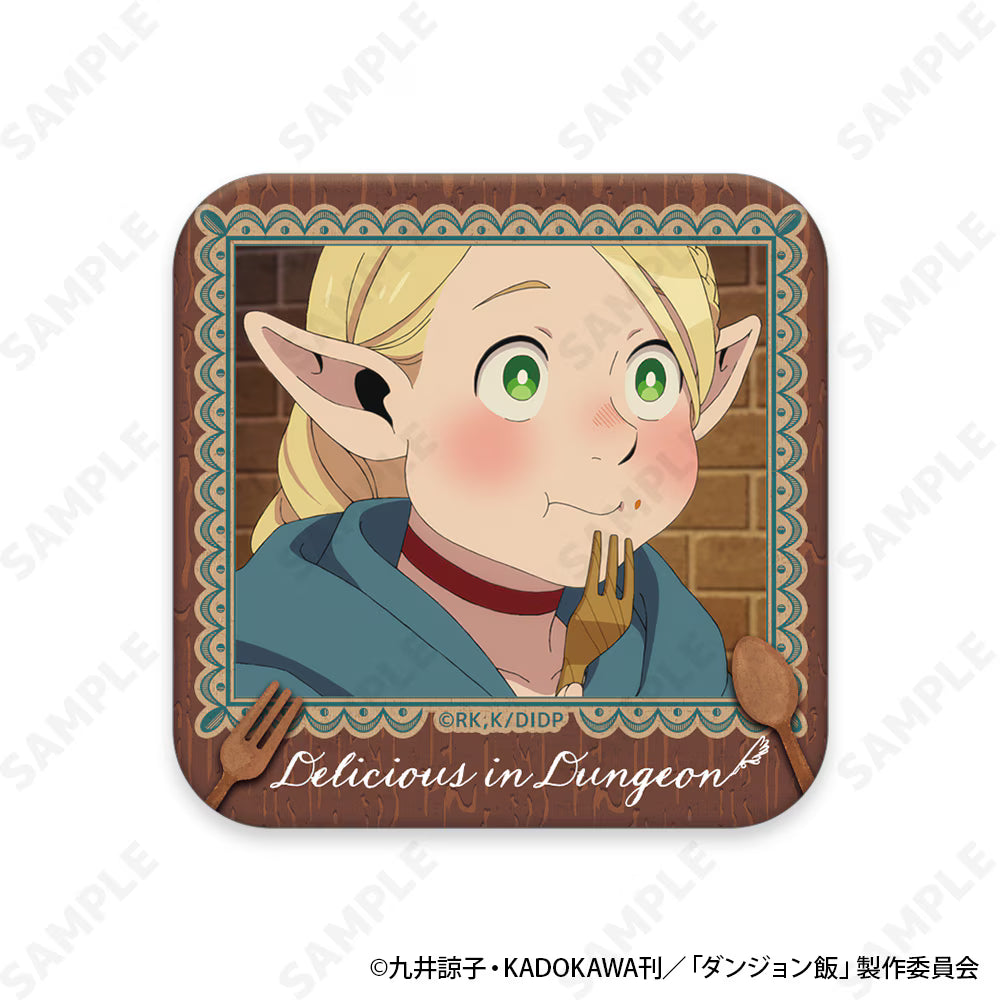 Delicious in Dungeon Trading Mogumogu Square Can Badge (Blind - 8 types)